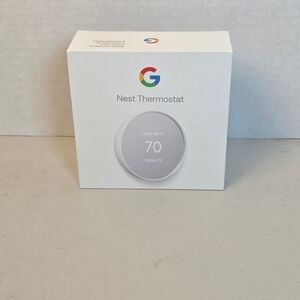 Google Nest Thermostat Smart Programmable Wi-Fi Snow White GA01334-US G4CVZ